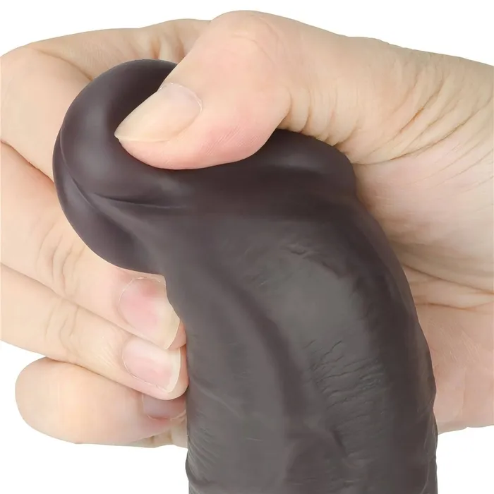 Female Sex Toys | Lovetoy Fallo Ultra Realistico con 10 modalità di vibrazione e rotazione - Realizzato in Silicone Medicale, Nero