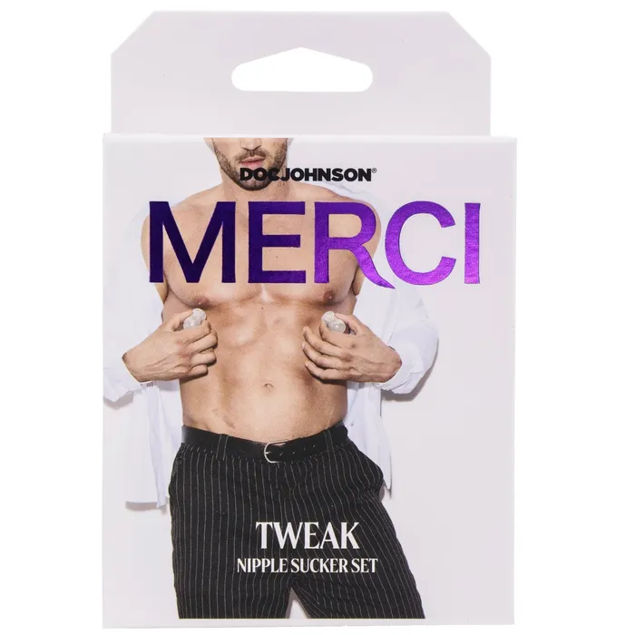 Anal Doc Johnson Merci Tweak Nipple Sucker Set Clear