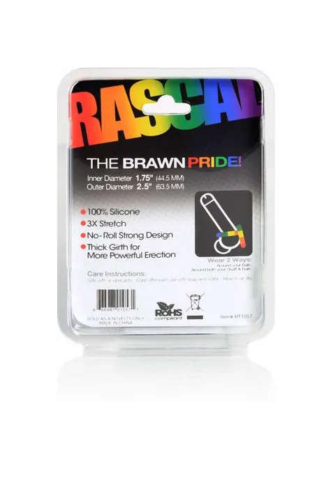 Rascal Toys Male Sex Toys Rascal Brawn Pride Cock Ring