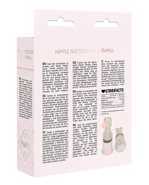 Vibrators Shots Shots Pumped Nipple Set