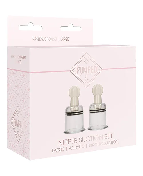 Vibrators Shots Shots Pumped Nipple Set