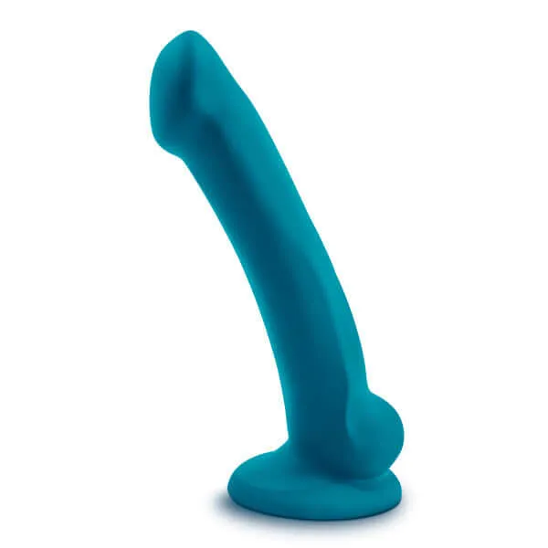 Blush Novelties Vibrators Temptasia Reina Teal Blue GSpot Dildo Sensual Silicone Pleasure