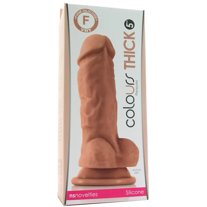 Dildos ns novelties Colours Thick Pleasures 5 Inch Silicone Dildo in Vanilla Dildos ns novelties Colours Thick Pleasures 5 Inch Silicone Dildo in Vanilla