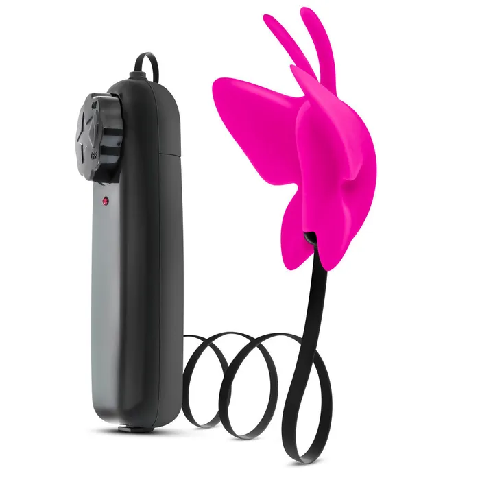 Vibrators Luxe By Blush Butterfly Teaser Fuchsia 3Inch Vibrating Bullet Blush