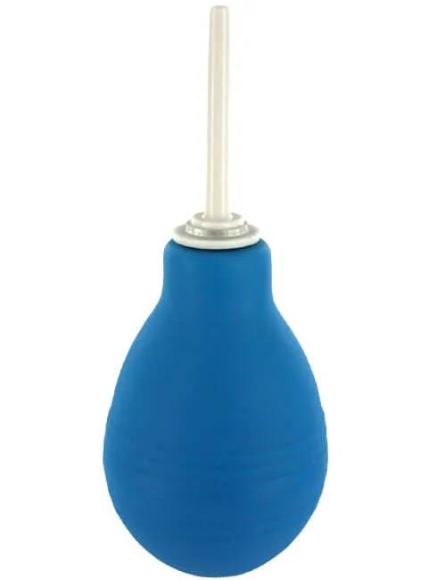 XR Brands Clean Stream Enema Bulb Blue Quick and Easy Hygiene Solution Anal
