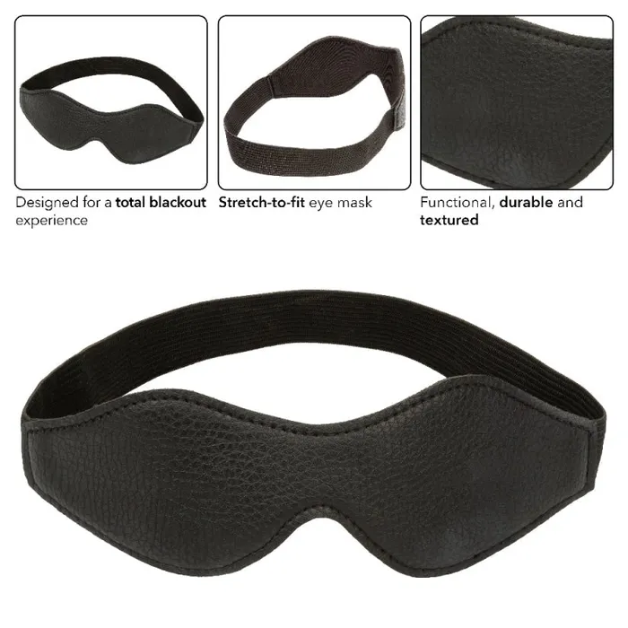 Calexotics Anal Nocturnal Collection Eye Mask Black Calexotics Anal Nocturnal Collection Eye Mask Black