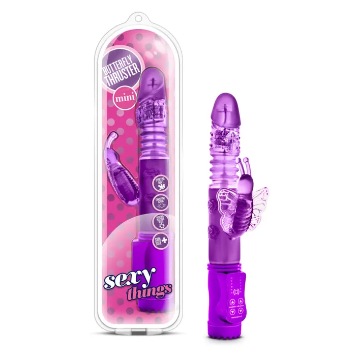 Sexy Things Butterfly Thruster Mini Purple Blush Novelties Vibrators Sexy Things Butterfly Thruster Mini Purple Blush Novelties Vibrators