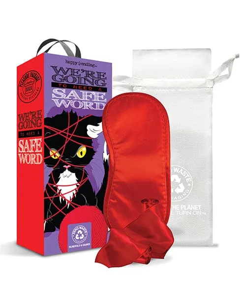 Vibrators Happy Ending Pleasure Package Were Going To Need A Safe Word Satin Blind Fold Wrist Ankle Sash Red Vibrators Happy Ending Pleasure Package Were Going To Need A Safe Word Satin Blind Fold Wrist Ankle Sash Red