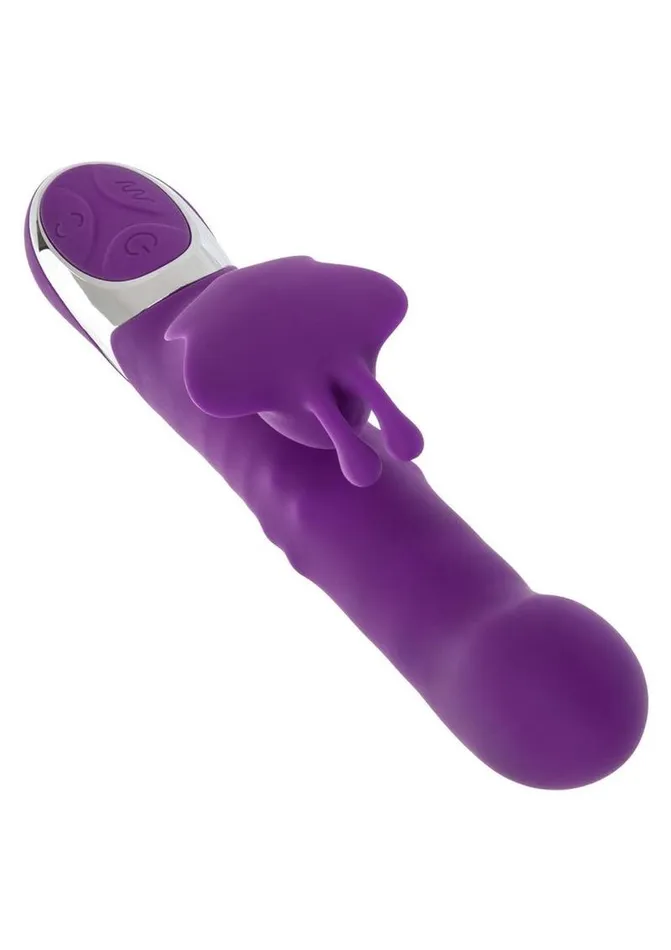 Enchanted Female Sex Toys Enchanted Flutter Rechargeable Silicone Dual Action Vibrator