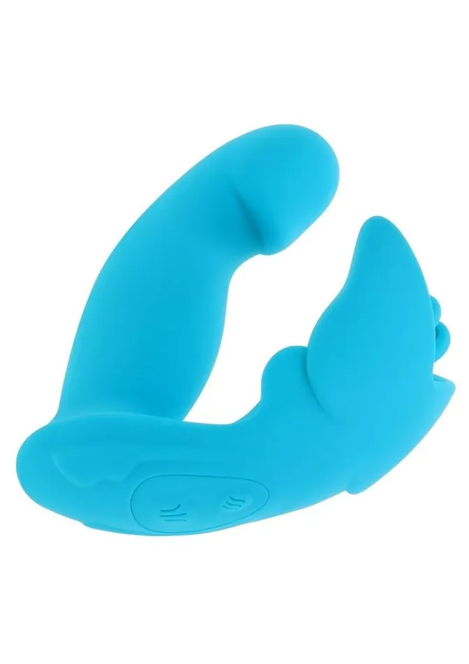 Evolved Spread Your Wings Rechargeable Silicone Multi Vibrator Female Sex Toys