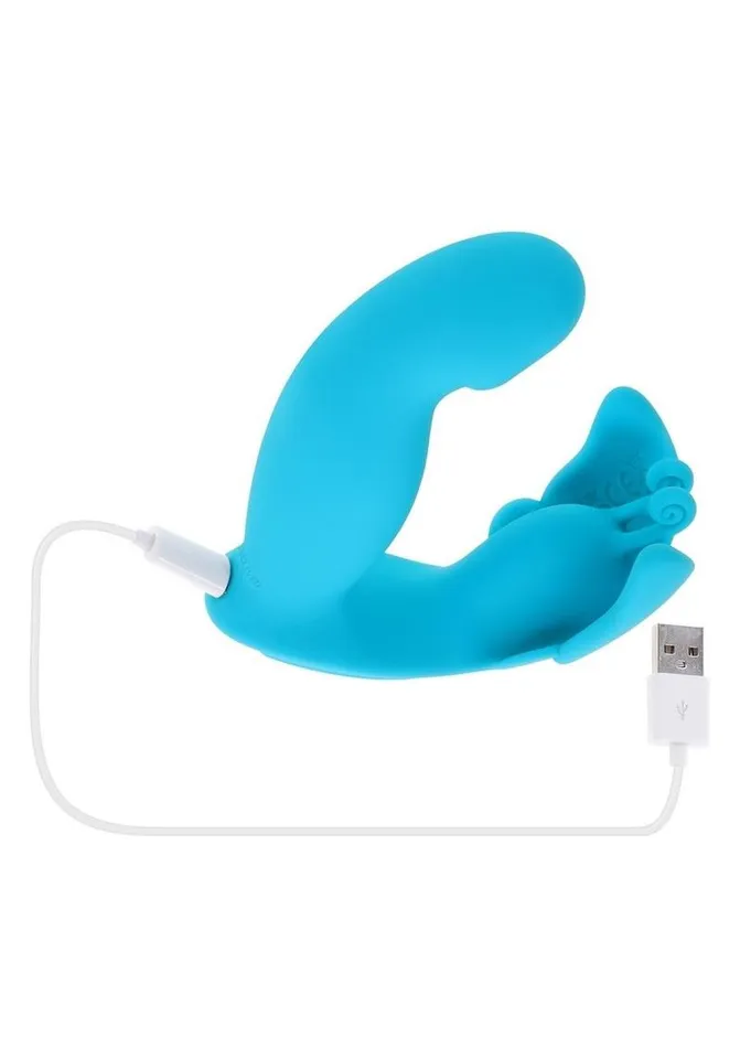 Evolved Spread Your Wings Rechargeable Silicone Multi Vibrator Female Sex Toys