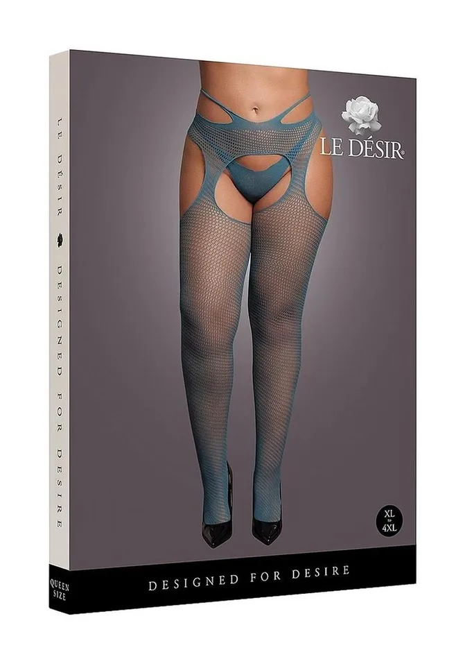 Le Desir Le Desir Suspender Pantyhose with Strappy Waist Male Sex Toys