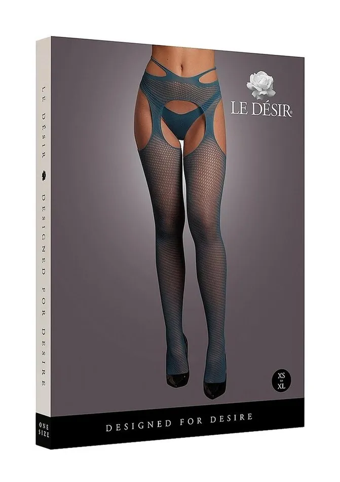 Le Desir Le Desir Suspender Pantyhose with Strappy Waist Male Sex Toys