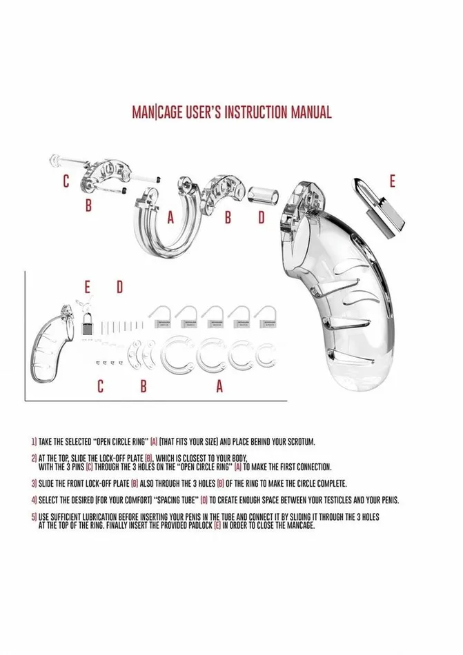 ManCage Male Sex Toys Man Cage Model 01 Male Chastity with Lock ManCage Male Sex Toys Man Cage Model 01 Male Chastity with Lock