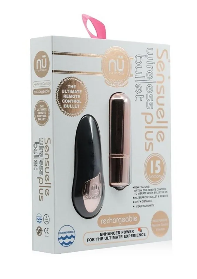 Nu Sensuelle Wireless Bullet Plus with Remote Control Rechargeable Nu Sensuelle Female Sex Toys
