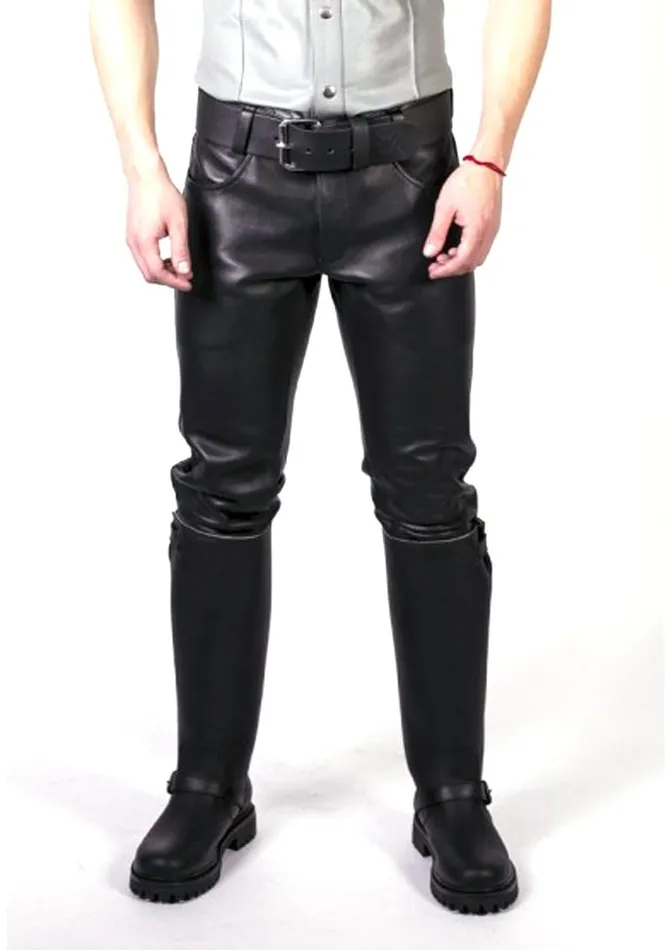 Prowler Red Leather Jeans Prowler RED Restraints