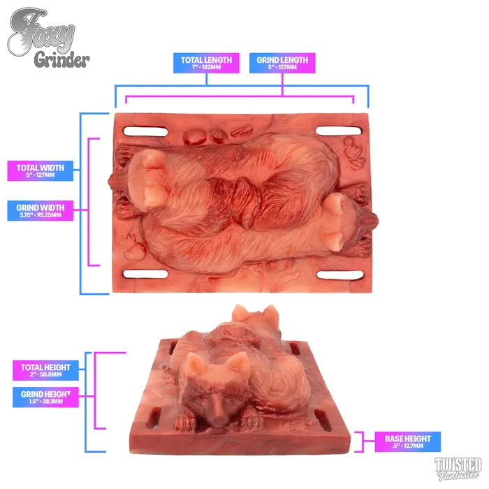 Female Sex Toys Twisted Fantasies Premade Foxy the Fox Sex Grinder Medium