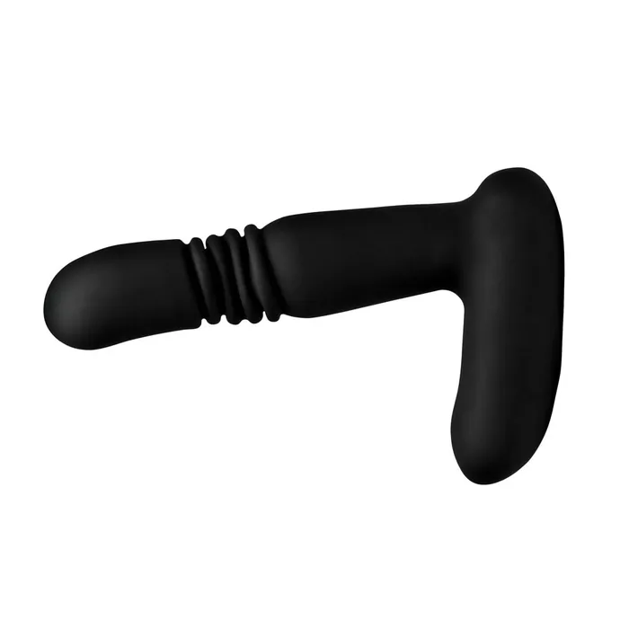 Male Sex Toys XR Brands Under Control Silicone Thrusting Anal Plug With Remote Control