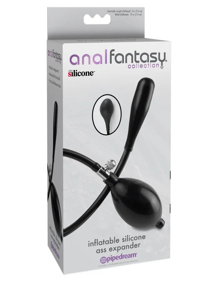 Pipedream Anal Anal Fantasy Collection Inflatable Silicone Ass Expander Black