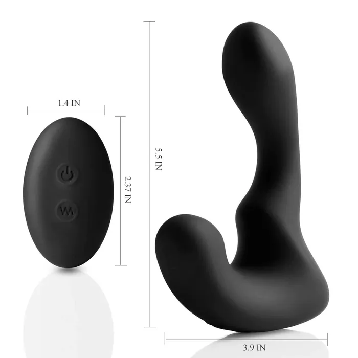 Earlypeach Male Sex Toys 9 Speeds Remote Controlled Motion Vibrating Prostate Massager