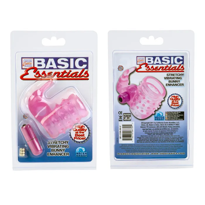 Female Sex Toys Xandebay Basic Essentials Stretchy Bunny Enhancer Vibrating