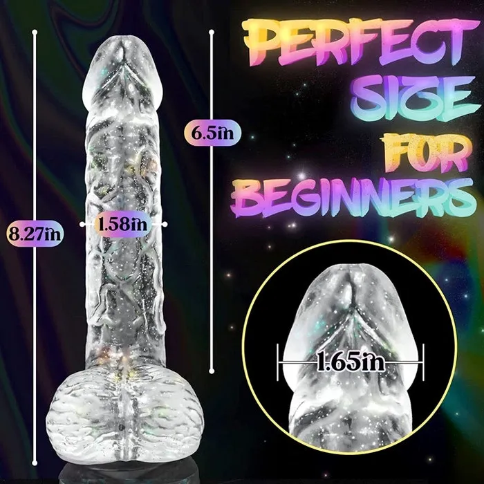 Apollo 83 Realistic Dildo With A Transparent Body Laphwing Laphwing Female Sex Toys