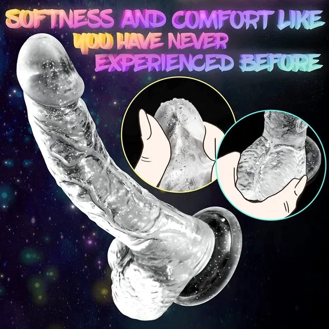 Apollo 83 Realistic Dildo With A Transparent Body Laphwing Laphwing Female Sex Toys