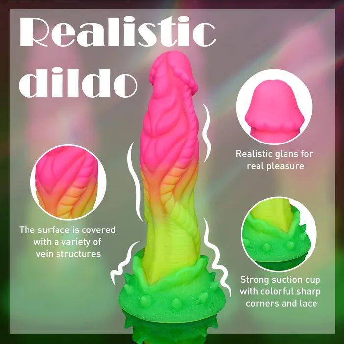 Laphwing Female Sex Toys Nightdemon 91 Huge Luminous Dildo With Realistic Glans Laphwing