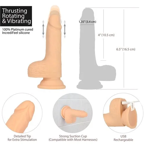 Nalpac A 6 12 Thrusting Dildo That Is Harness Compatible Female Sex Toys