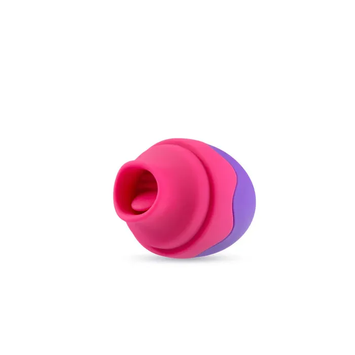 Aria Flutter Tongue Purple 25Inch Vibrating Rechargeable Mini Vibrator Blush Female Sex Toys