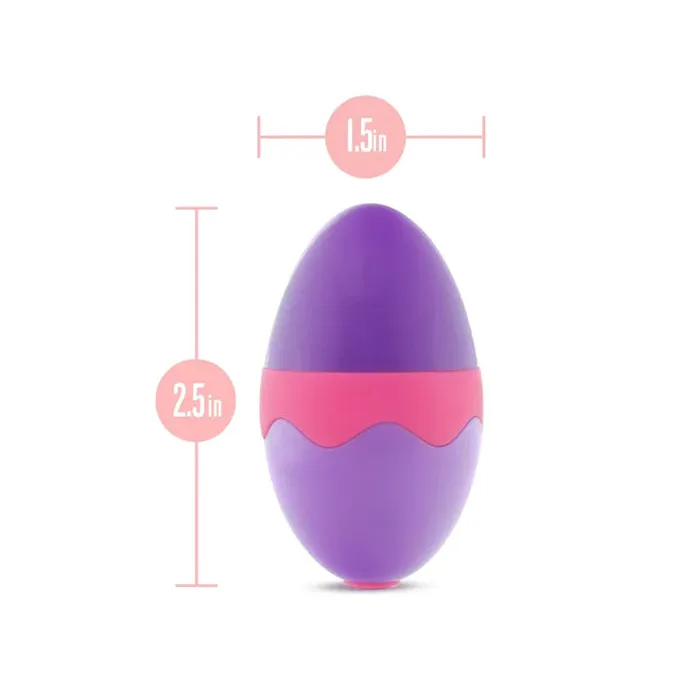 Aria Flutter Tongue Purple 25Inch Vibrating Rechargeable Mini Vibrator Blush Female Sex Toys