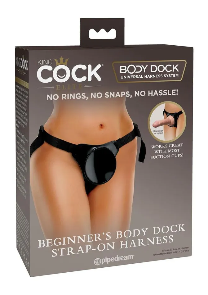Female Sex Toys Pipedream King Cock Elite Beginners Body Dock Harness System
