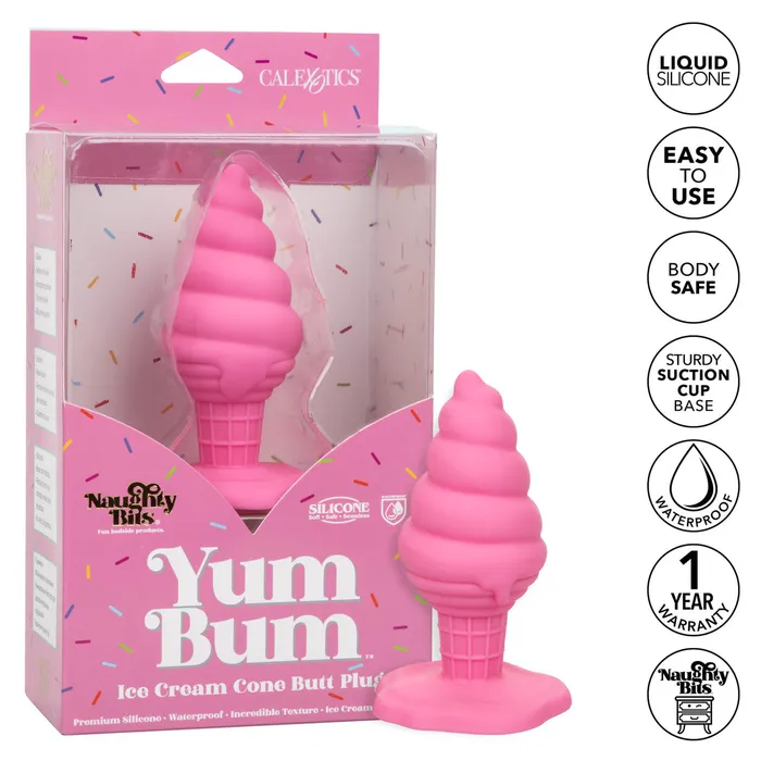 Naughty Bits Yum Bum Ice Cream Cone Butt Plug Calexotics Anal