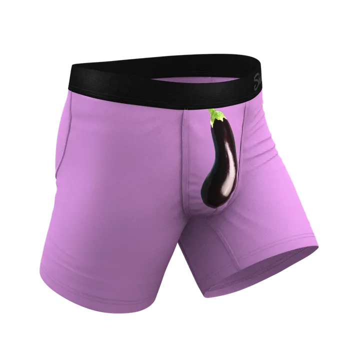 Shinesty Inc Dildos The Double Entendre Eggplant Ball Hammock Underwear