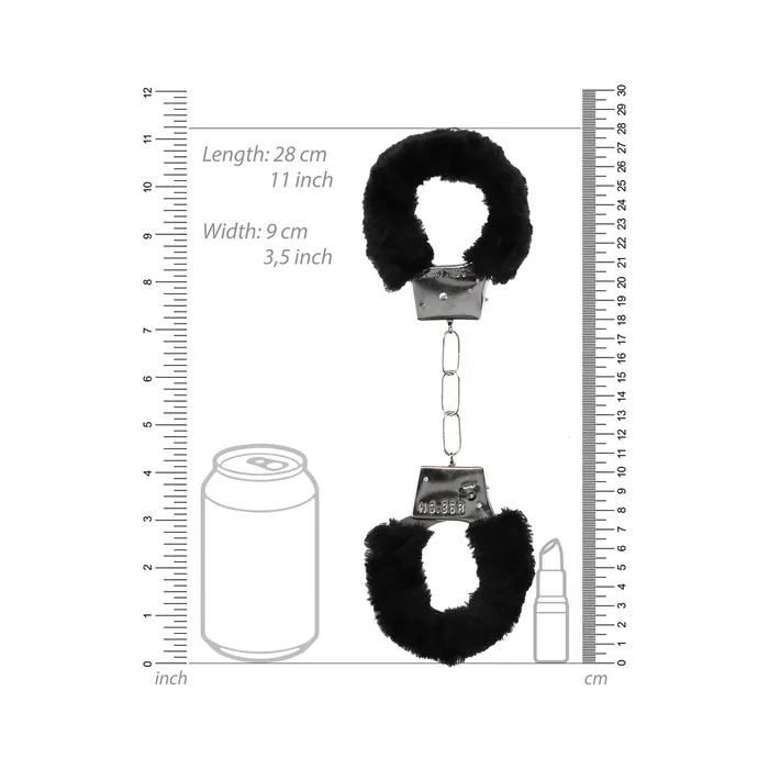 Shots Male Sex Toys Beginners Furry Hand Cuffs With QuickRelease Button