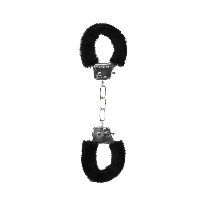 Shots Male Sex Toys Beginners Furry Hand Cuffs With QuickRelease Button