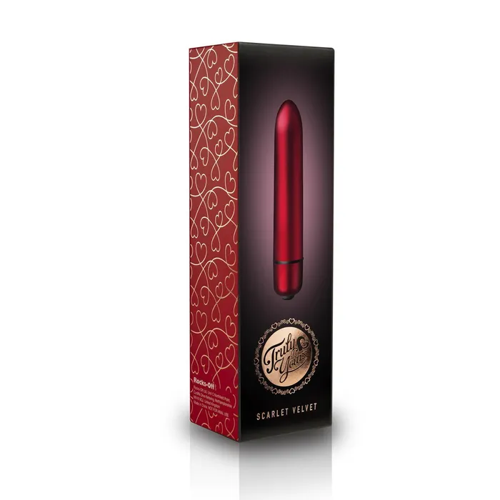 Truly Yours Scarlet Velvet Bullet Vibrator ROCKS OFF Female Sex Toys
