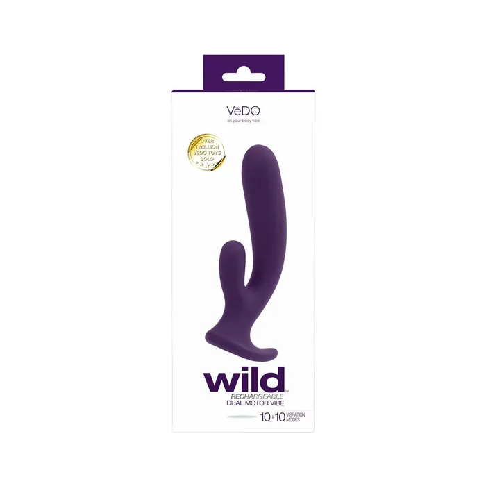 Vibrators VeDO WILD Duo Vibe Purple Vedo