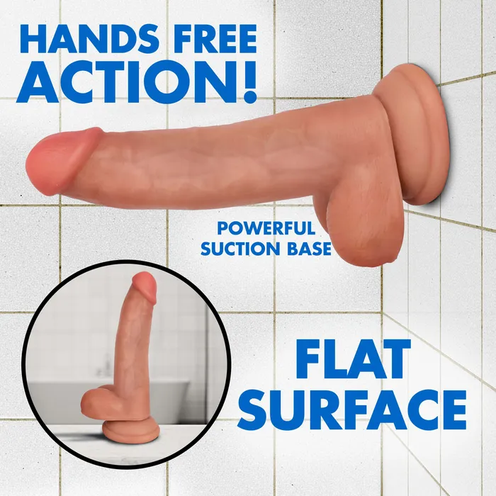Bareskin Light Bareskin Dildo with Balls Female Sex Toys