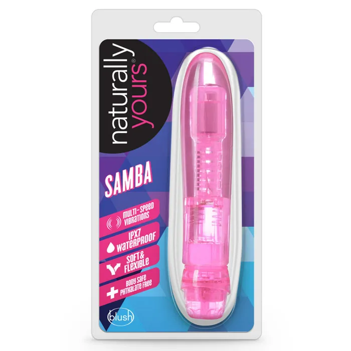 Blush Female Sex Toys Naturally Yours Samba Smooth Flexible Vibrator