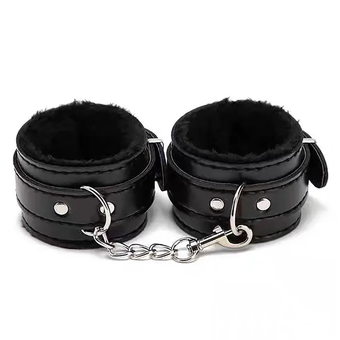 Couples ZYL Leather ZYL FurLined Faux Leather Wrist Cuffs