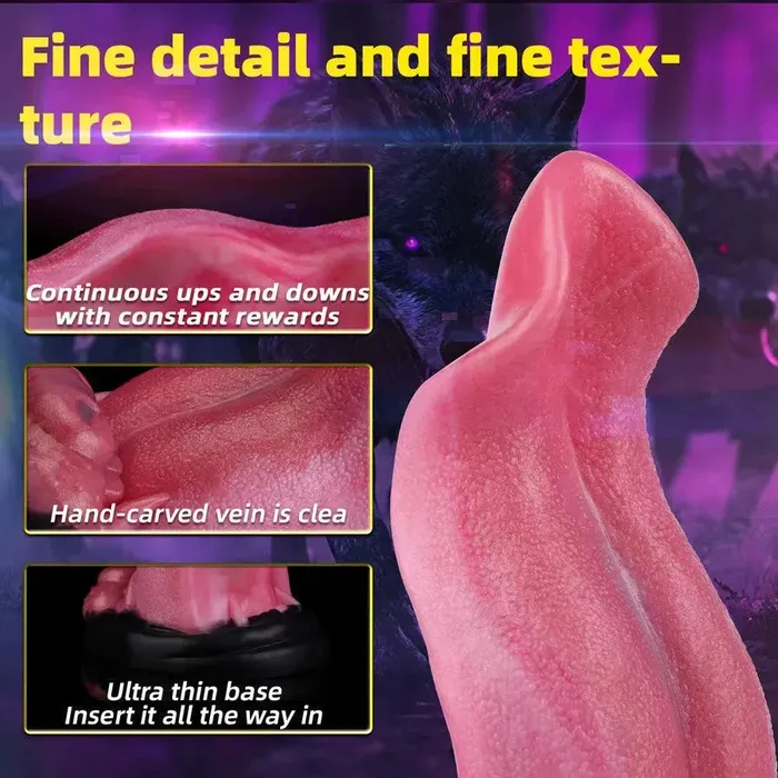 Dildos Xinghaoya Xinghaoya Silicone Wolf Tongue Dildo Dildos Xinghaoya Xinghaoya Silicone Wolf Tongue Dildo