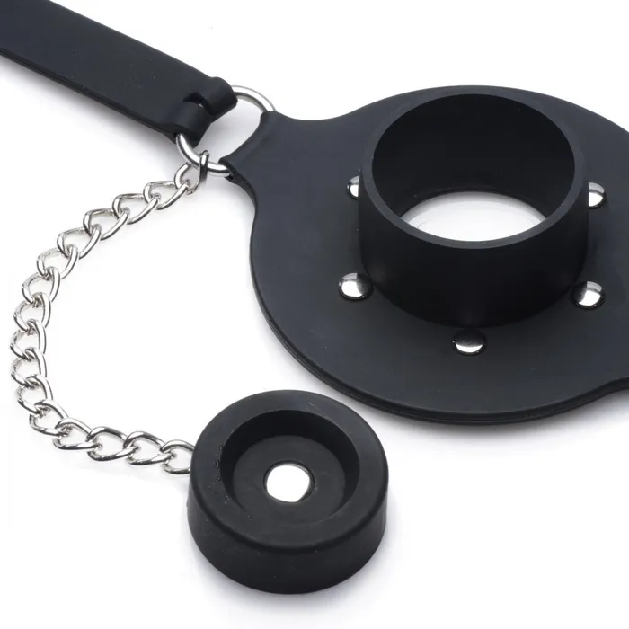 Female Sex Toys Master Series Pie Hole Silicone Feeding Gag