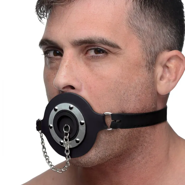 Female Sex Toys Master Series Pie Hole Silicone Feeding Gag