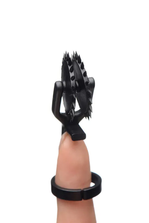Master Series Thorn Double Finger Pinwheel Female Sex Toys