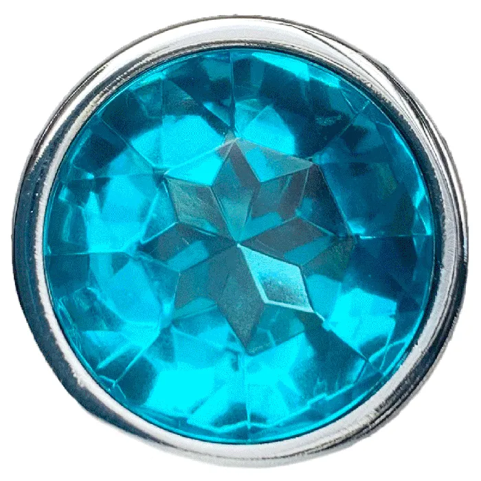 Seamless Metal Butt Plug With Round Gem Small Foshan Male Sex Toys