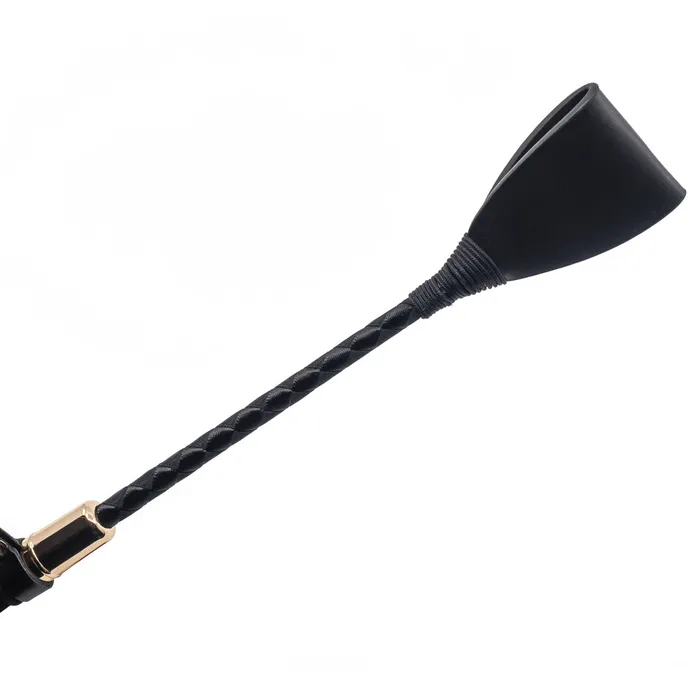Vibrators Poison Rose Gold Tipped Short Riding Crop Poison Rose