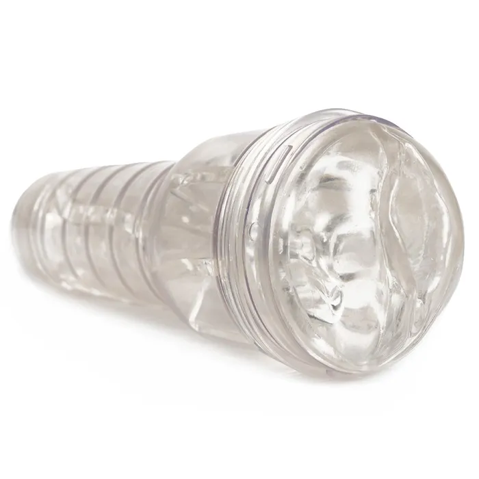 XMen Male Sex Toys Crystal Clear Textured Vagina Masturbator